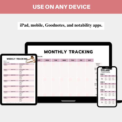 Digital Weight Loss Tracker, Weightloss Journal, Fitness Planner Printable, Fitness Goals, Workout Challenges, Meal Planner, Minimalistic weightloss tracker fitness journal fitness planner goodnotes fitness planner weight loss digital fitness planner digital planner weight loss tracker weightloss digital tracker weight loss journal workout planner goodnotes