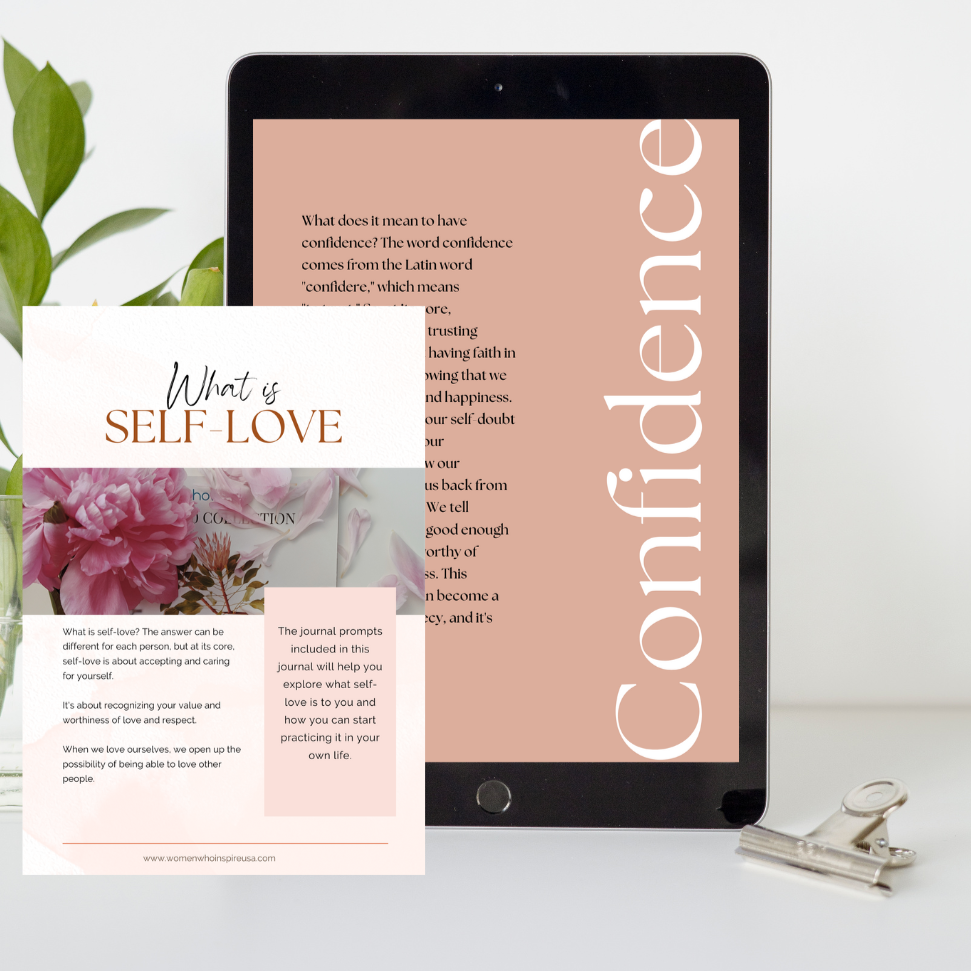 2022 30 Day Self Love Digital Planner Self-help Journal 