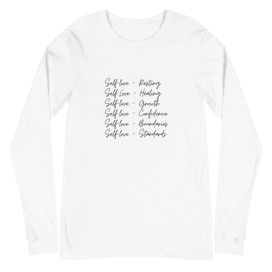 "SELF-LOVE" Women's Long Sleeve T-Shirt